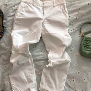 White summer pants